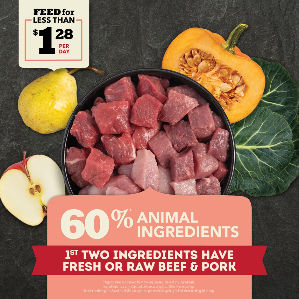 Acana Red Meat Grain Free Dry Dog Food 25lb | 482091GXR